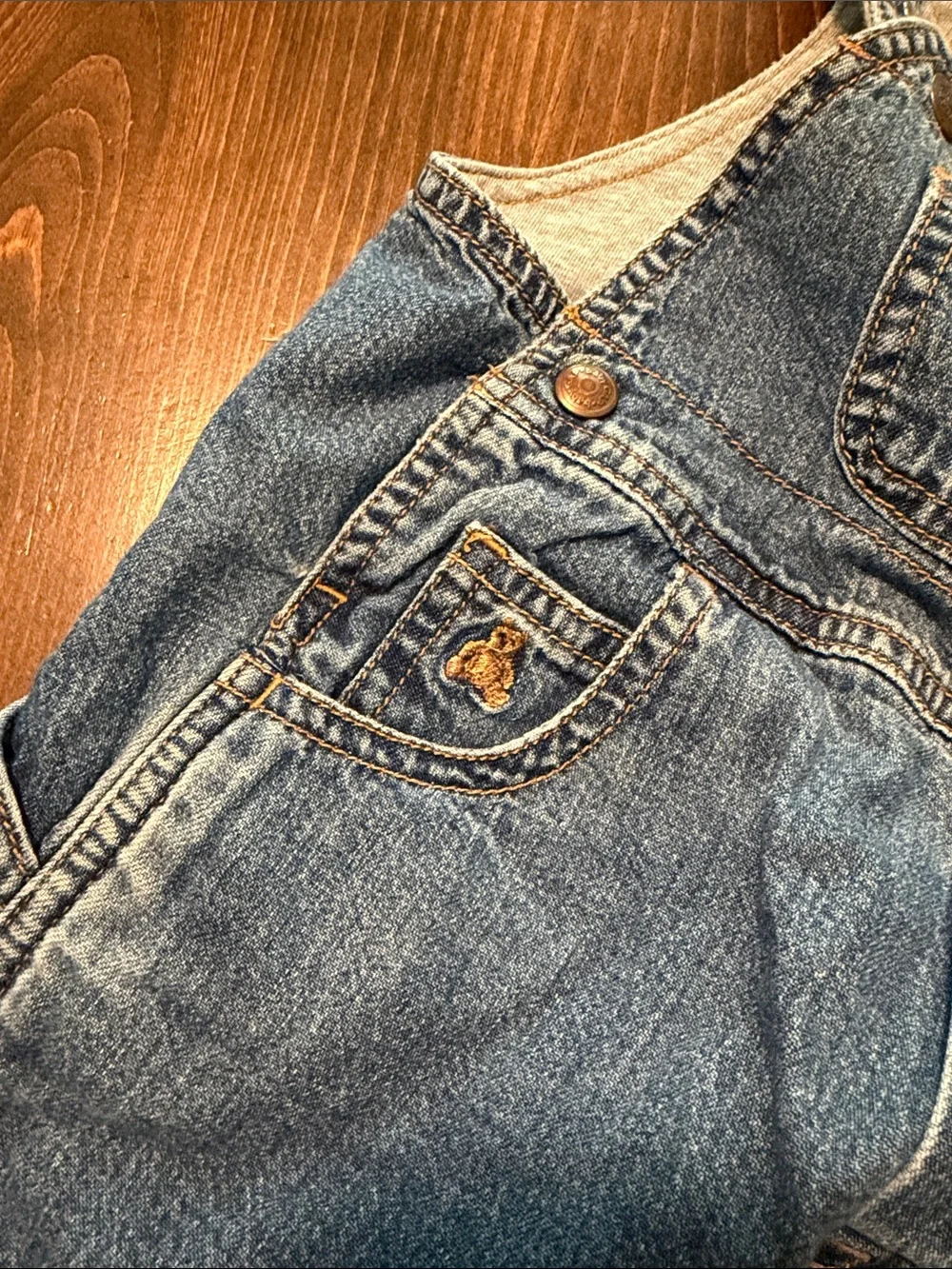 GAP Baby Denim Overalls size 6-12 months